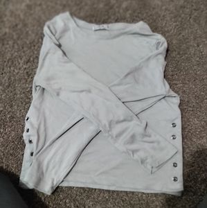 Long sleeve crop top